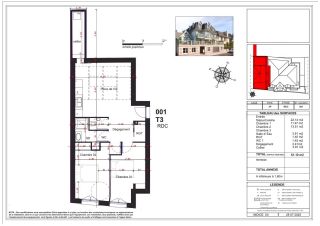 appartement 3 Pièces en vente sur DEAUVILLE (14800)