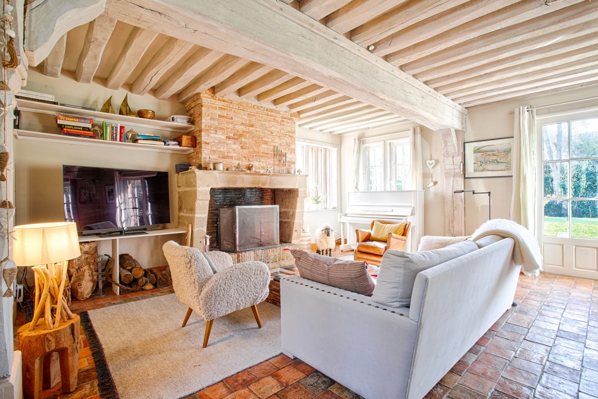 Norman house 6 Rooms for seasonal rent on TOURGEVILLE (14800)