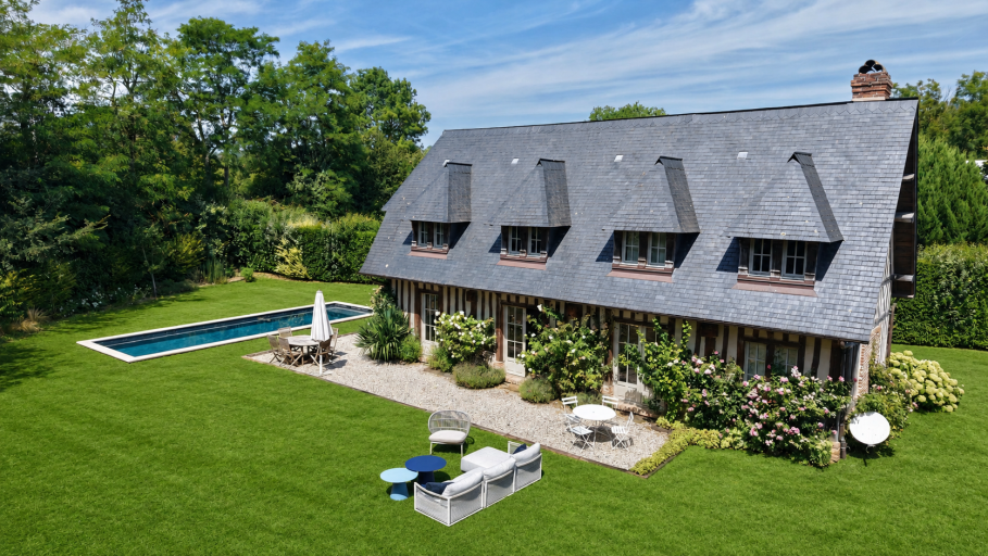 maison normande 6 Pièces en location saisonnière sur TOURGEVILLE (14800)